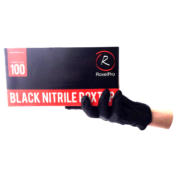 RoxelPro перчатки нитриловые Black Nitrile